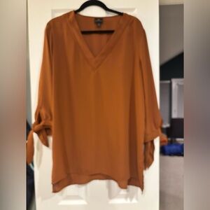 Burnt orange blouse